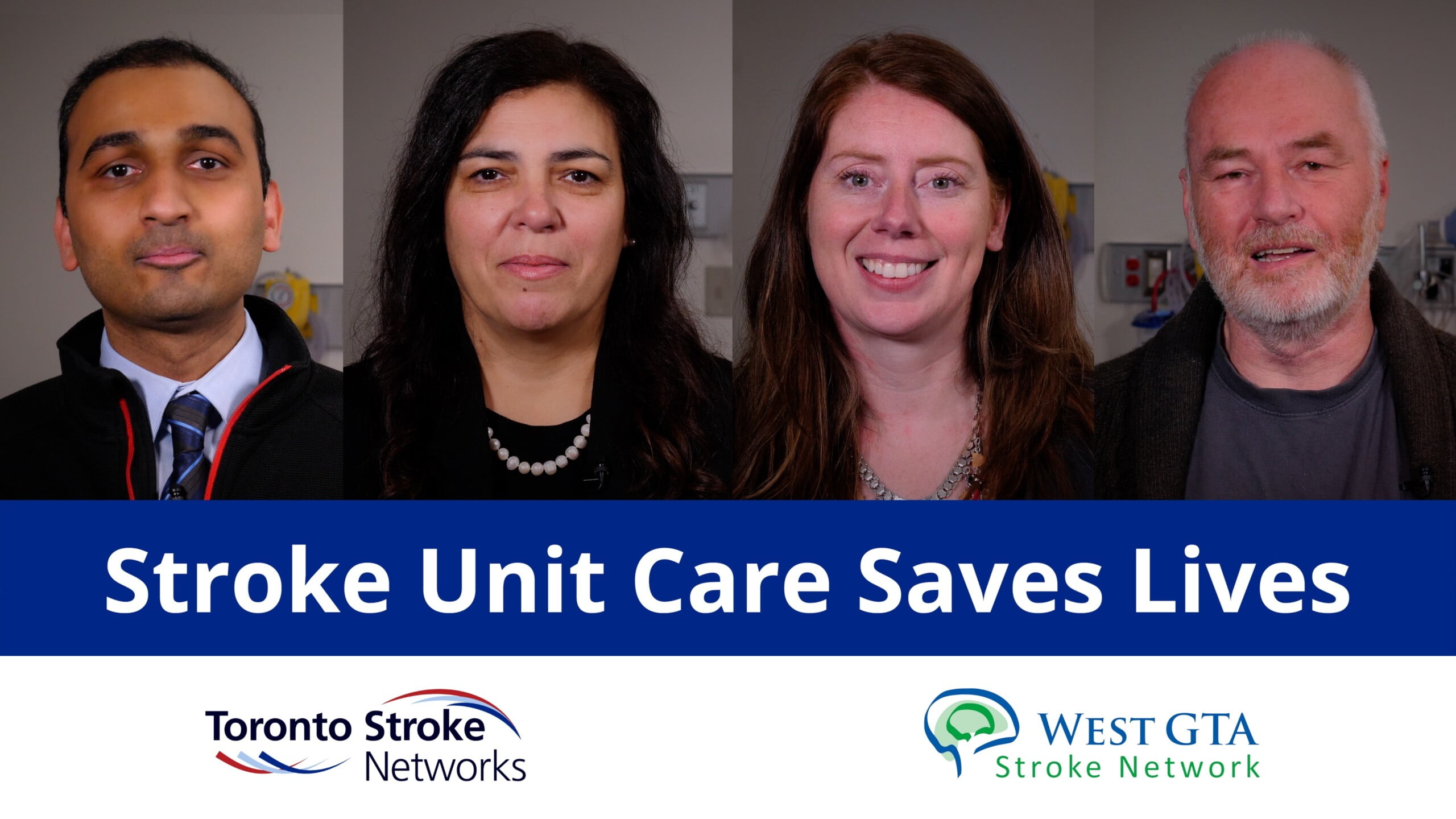 3 experts in stroke care and one stroke survivor